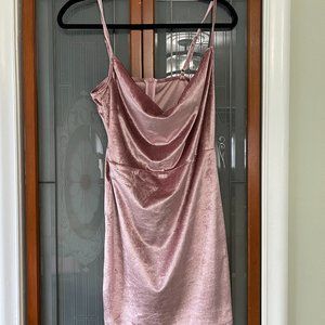 ASOS Pink Velvet Dress. Size US 8.